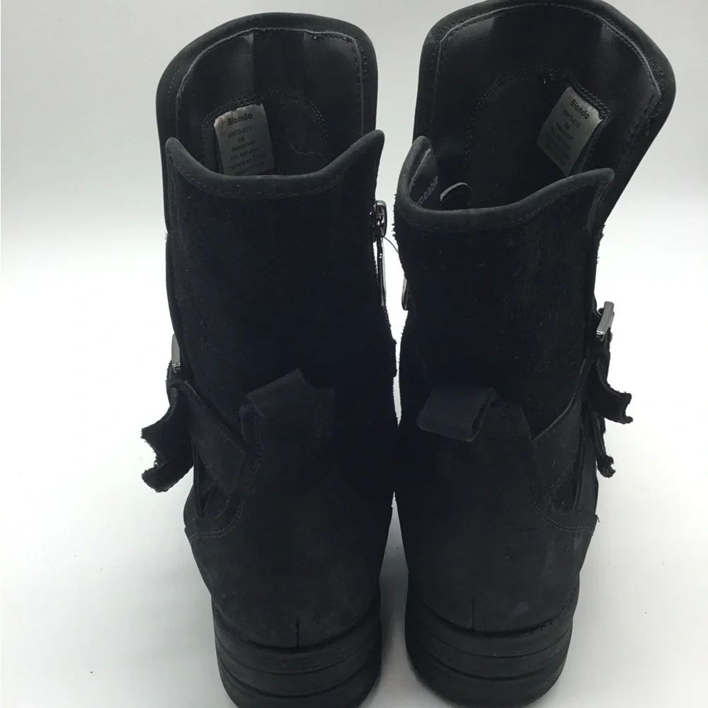 Blondo Tula‎ Leather Waterproof Buckle Detail Boot